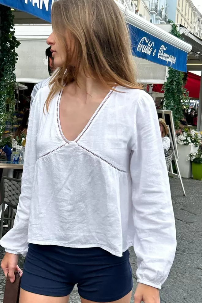Camicie & Bluse^Subdued Blusa scollo a V