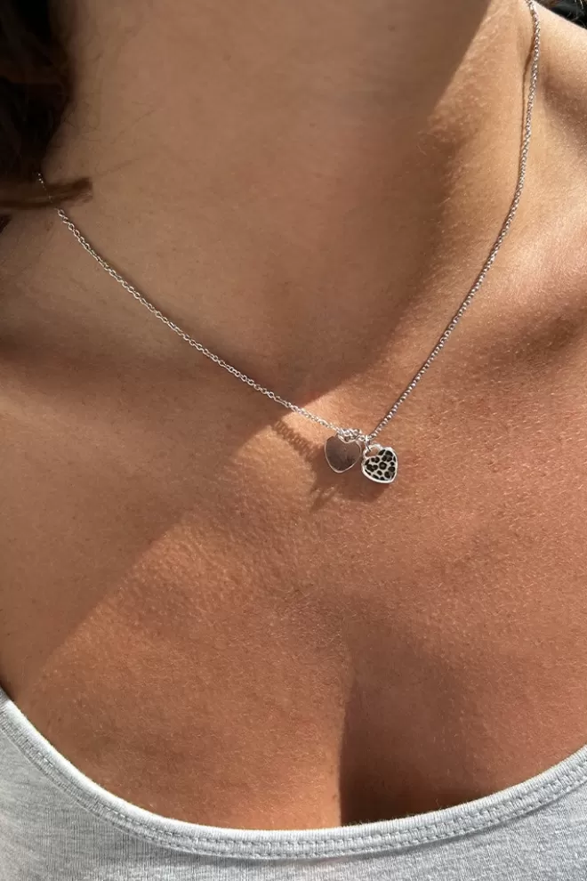 Accessori^Subdued Collana doppio cuore