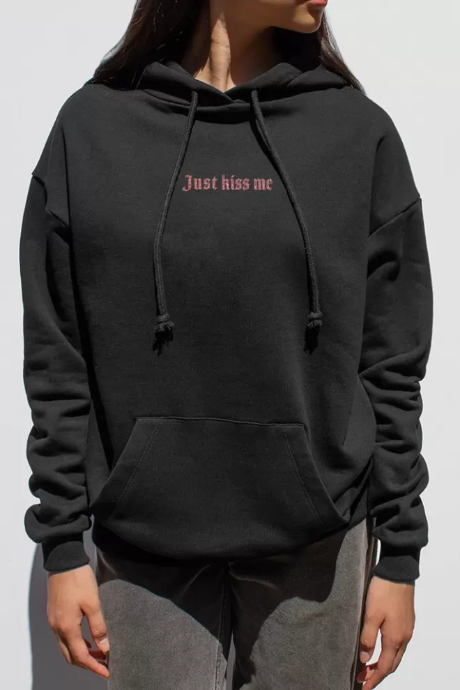 Graphics^Subdued Felpa Just kiss me
