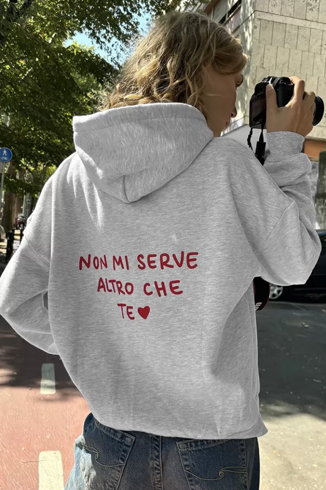 Graphics^Subdued Felpa Non mi serve altro