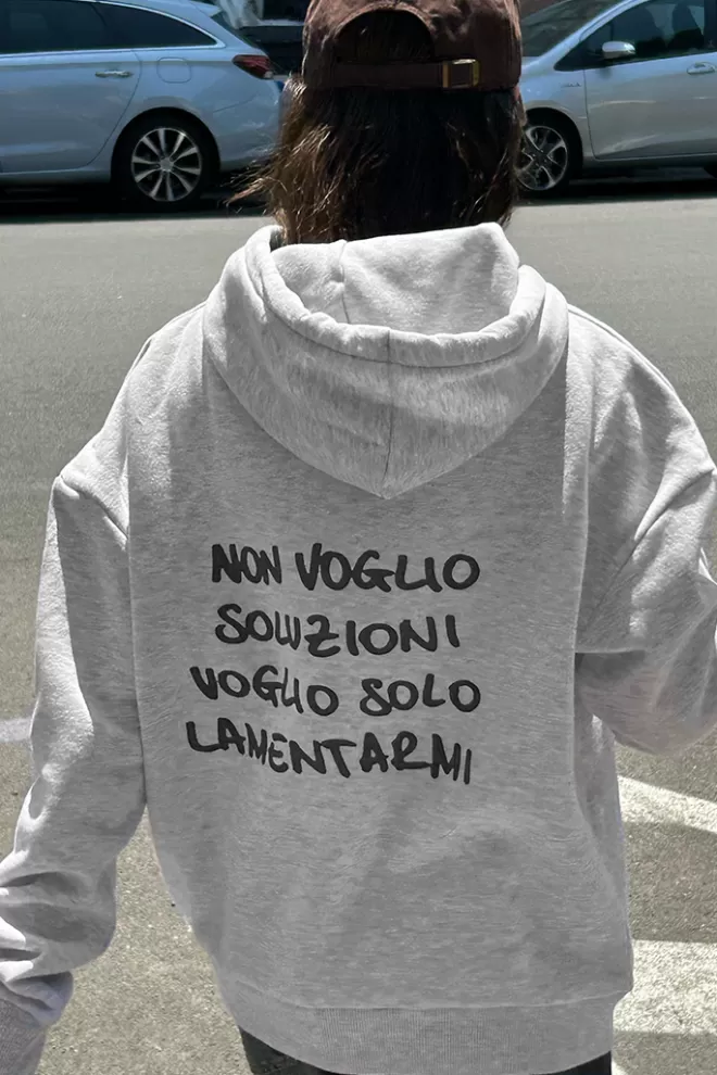 Graphics^Subdued Felpa Non voglio soluzioni