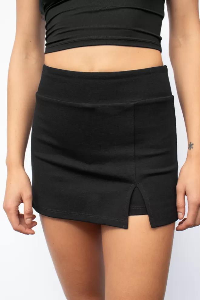 Gonne^Subdued Gonna pantalone con spacchetto