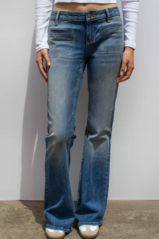 Denim^Subdued Jeans flare con tasche frontali
