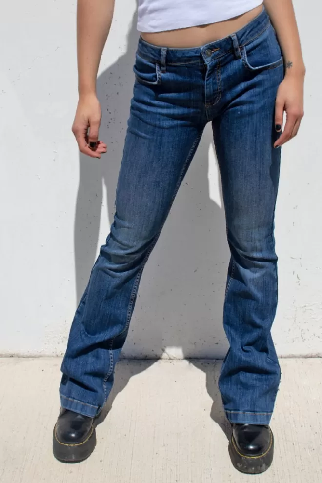 Denim^Subdued Jeans flare low waist