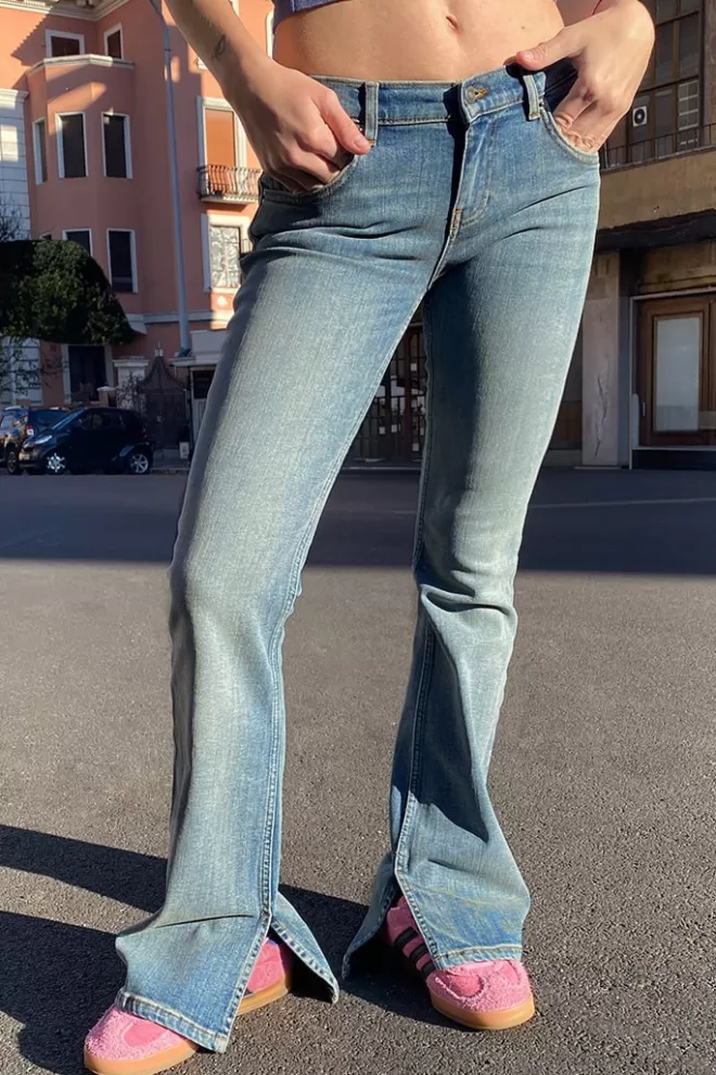 Denim^Subdued Jeans side split