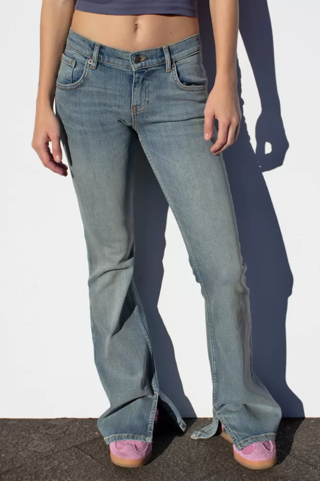 Denim^Subdued Jeans side split