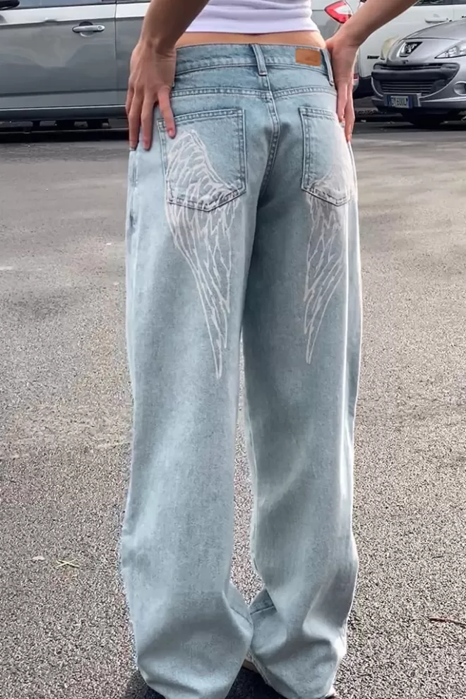 Graphics^Subdued Jeans Wings