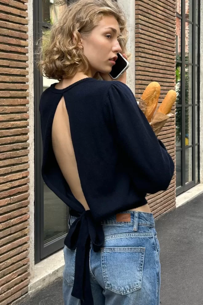 Maglioni^Subdued Maglione fiocco