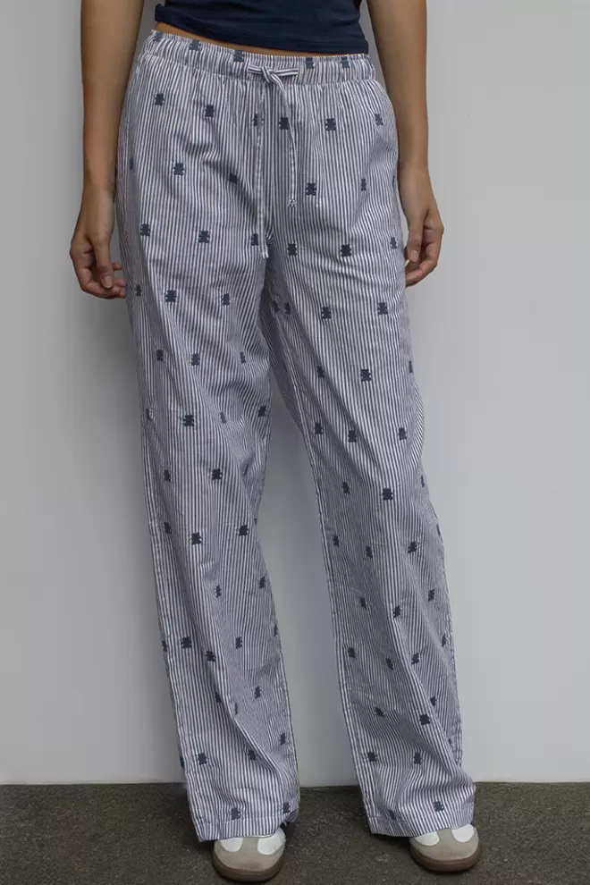 Pantaloni^Subdued Pantaloni con orsi wide-leg
