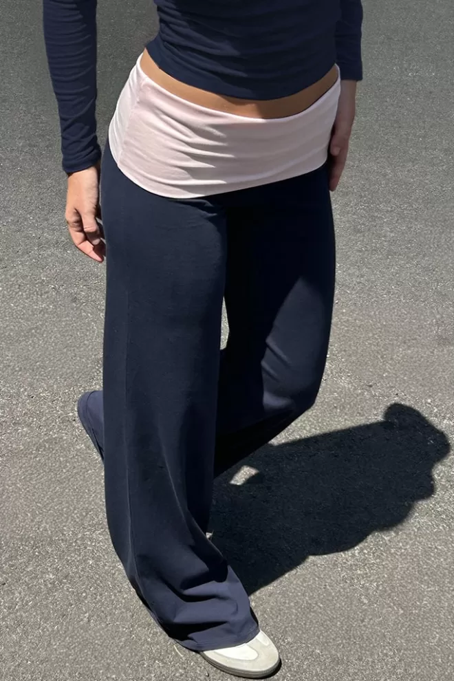 Pantaloni^Subdued Pantaloni Wide-leg con risvolto