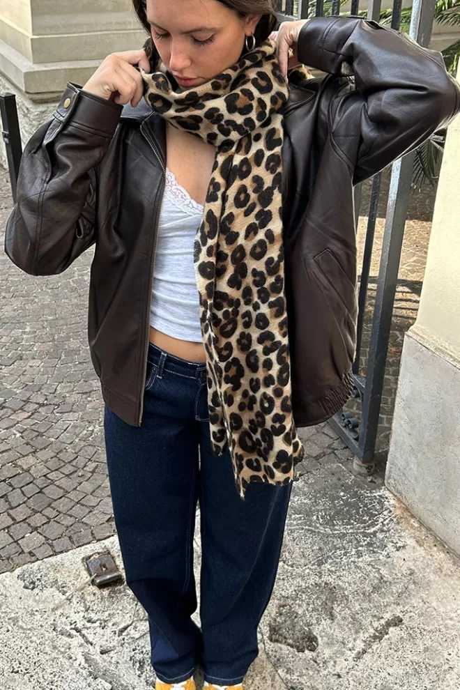 Accessori^Subdued Sciarpa leopardata