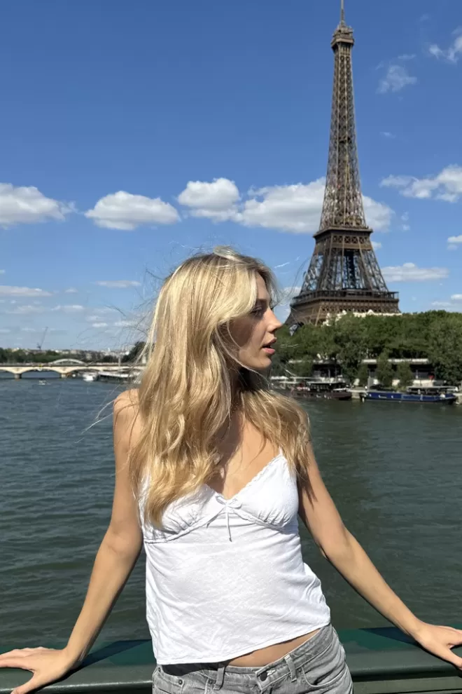 Top^Subdued Tank Top con fiocchetto