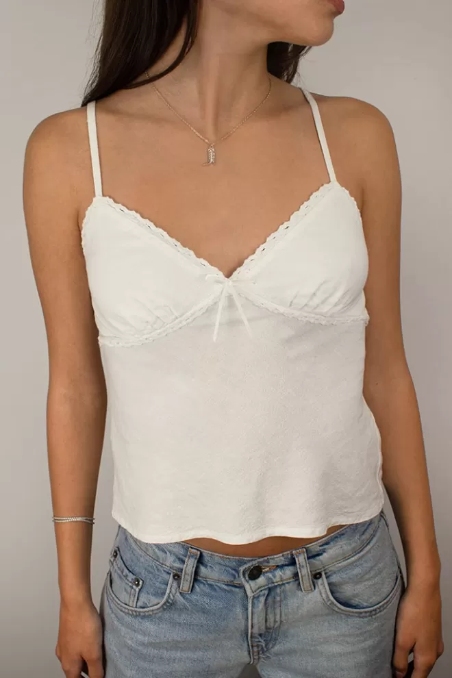 Top^Subdued Tank Top con fiocchetto