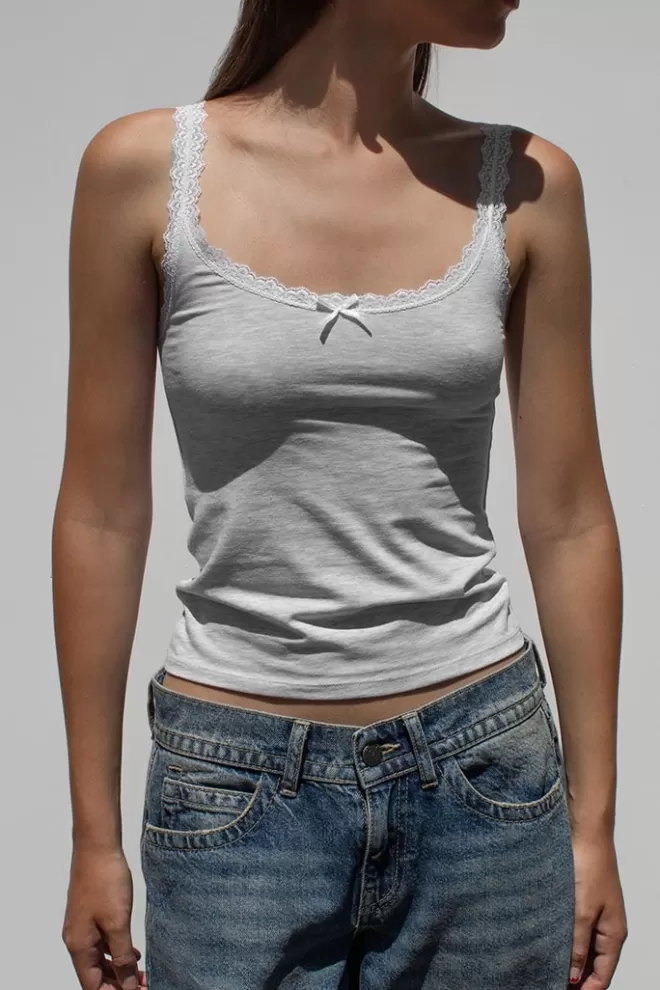 Top^Subdued Tank top fiocchetto e pizzo