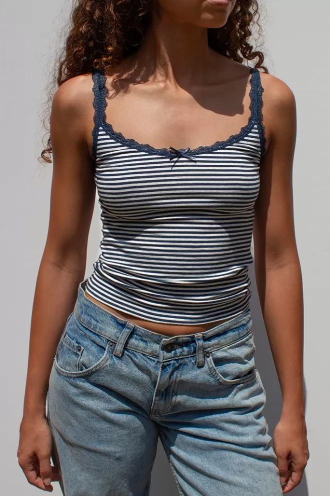Top^Subdued Tank top fiocchetto e pizzo