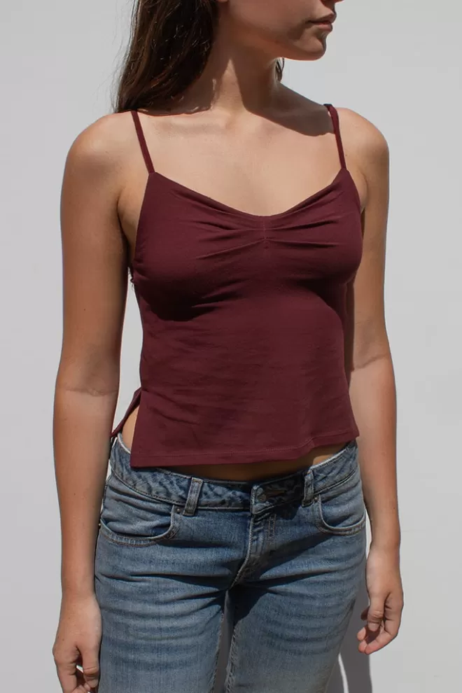 T-Shirt^Subdued Top con spacchetti