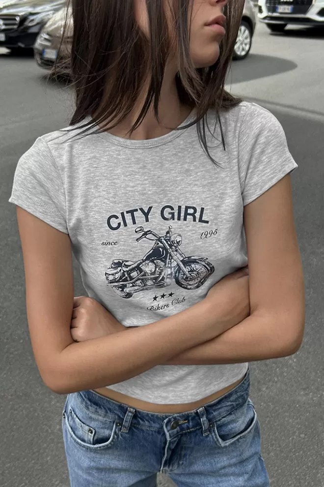 Graphics^Subdued T-shirt City Girl