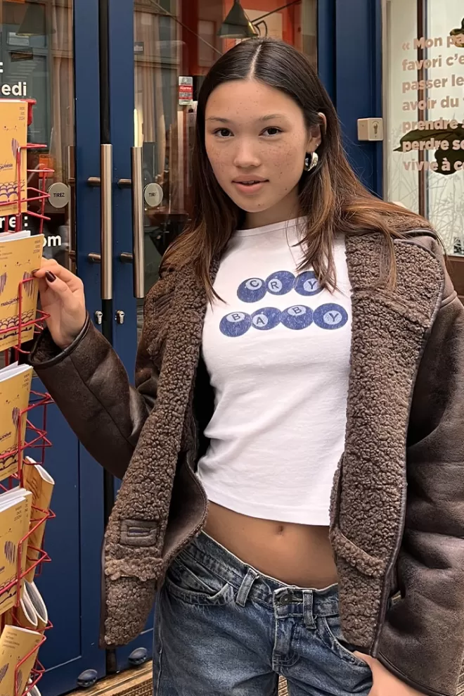 Graphics^Subdued T-shirt Cry Baby