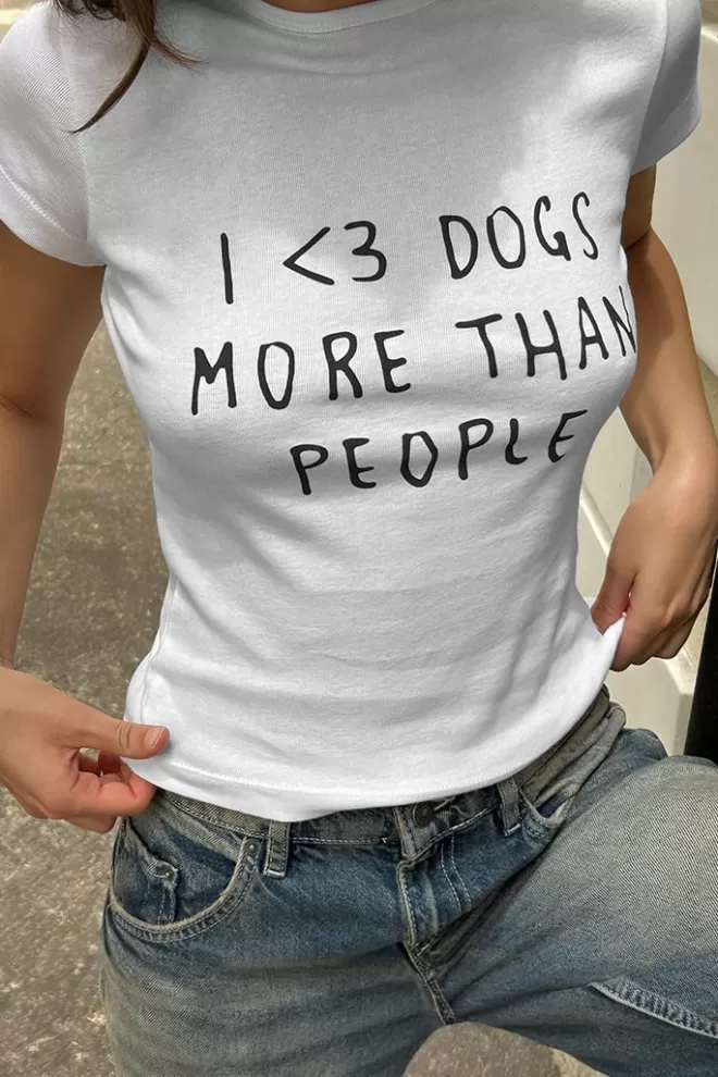 Graphics^Subdued T-shirt I love dogs