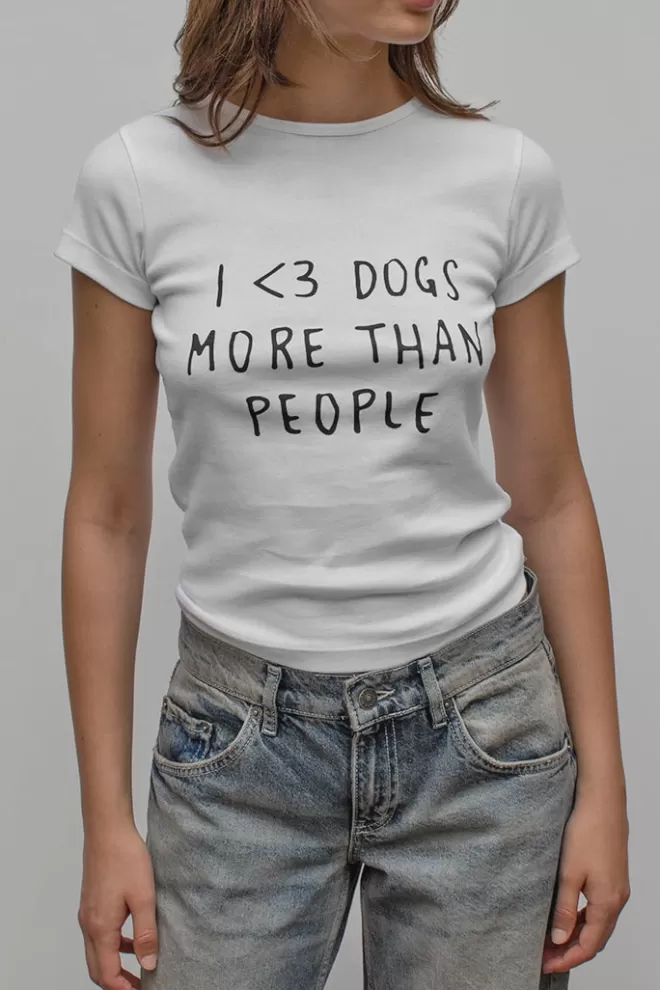 Graphics^Subdued T-shirt I love dogs
